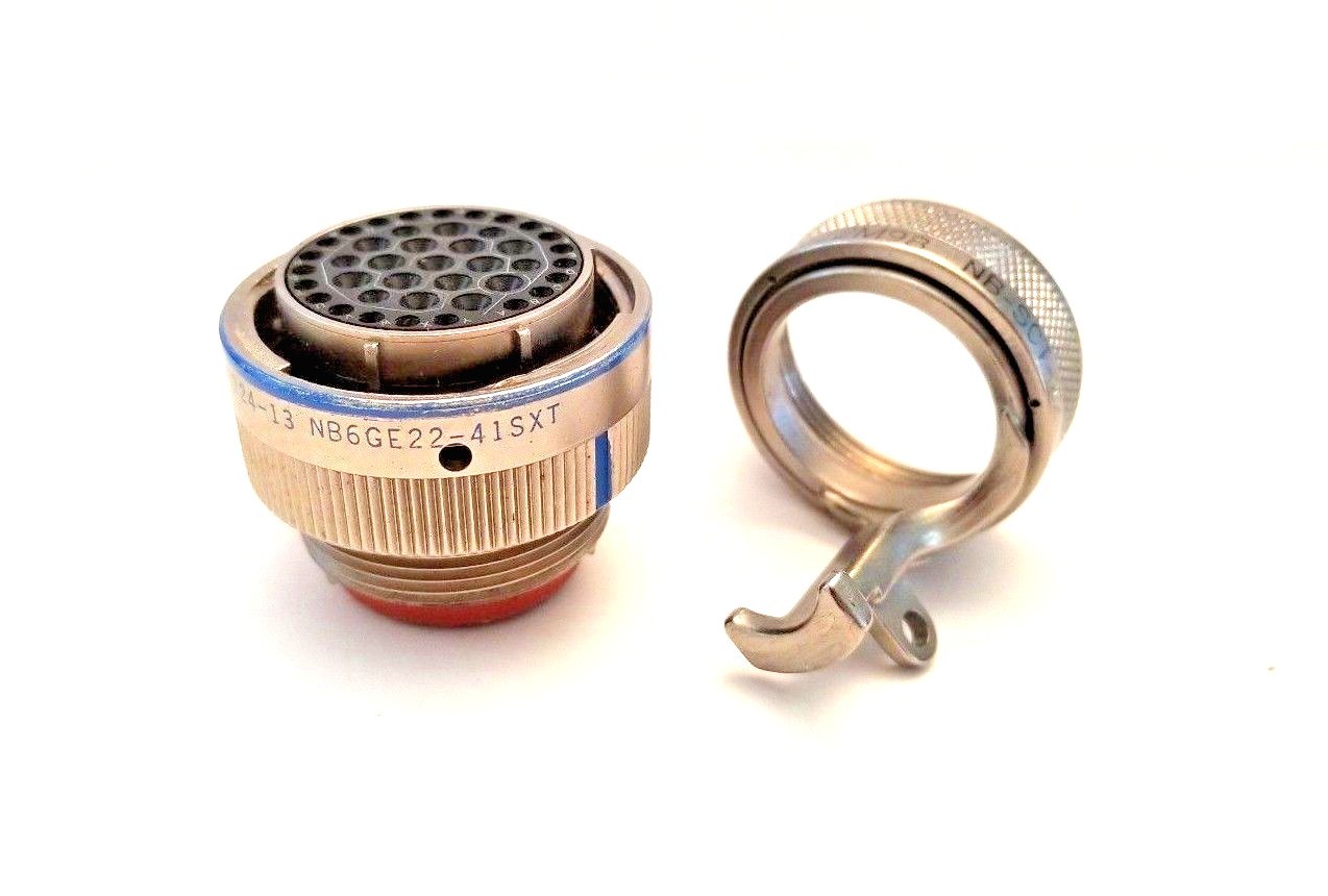 Conector circular NB6GE22-41SXT MIL-SPEC + alivio de manchas por ITT CANNON / GLENAIR