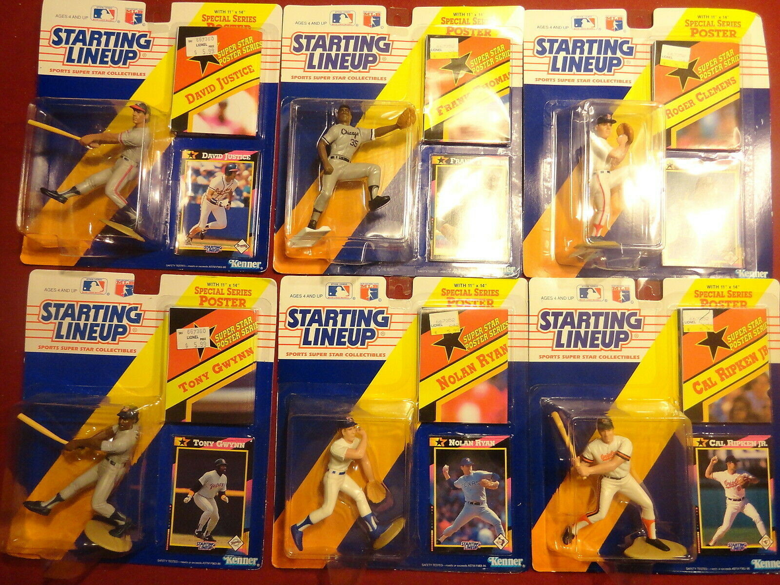 Huge Lot of 36 Starting Lineup Baseball Figurines New in Box - Griffey, Ripken Huge Lot of 36 Starting Lineup Baseball Figurines New in Box - Griffey, Ripken
