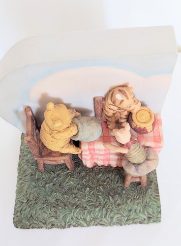 Disney Classic Winnie the Pooh Picnic Party by Charpente Bookend Set Shelf - Picture 3 of 14