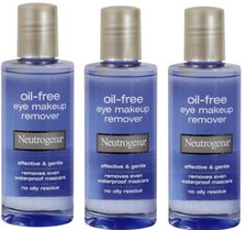 Neutrogena Oil-Free Liquid Eye Makeup Remover Solution 5.5oz(3 Pack)