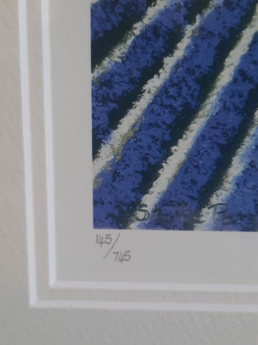 Stella Parslow "Lavender Surprise" Signed Print 145/350 COA 34cm W 57cm H - 第 3/7 張圖片