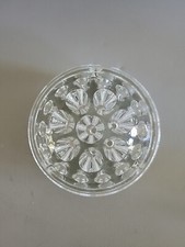 Vintage 22 Hole Clear Glass Flower Frog for Fresh Cut/ Floral Arrangements 5"