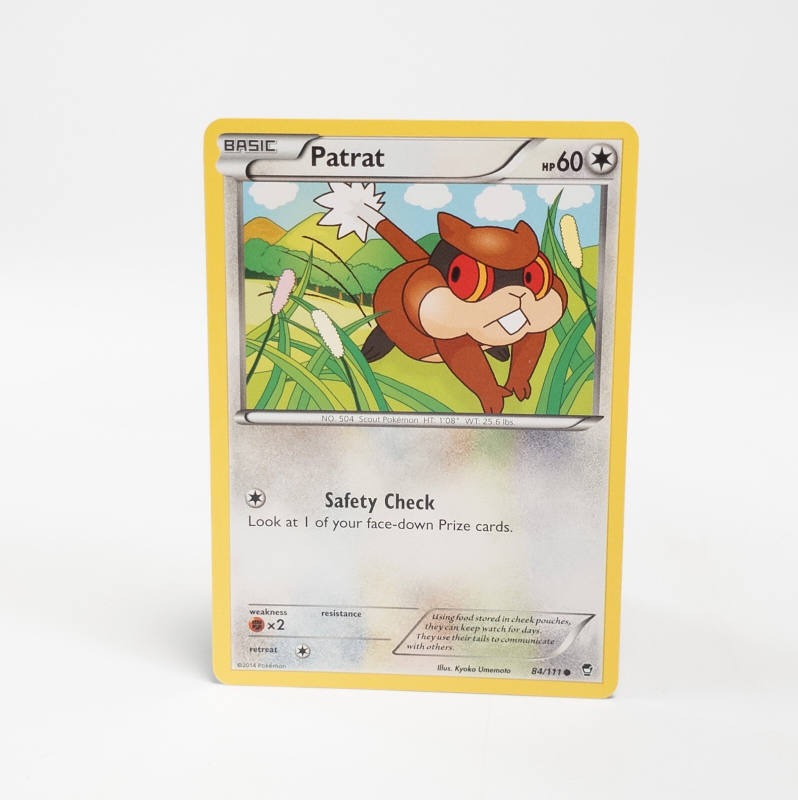 Patrat 84/111 Pokemon XY - Furious Fists Common NM