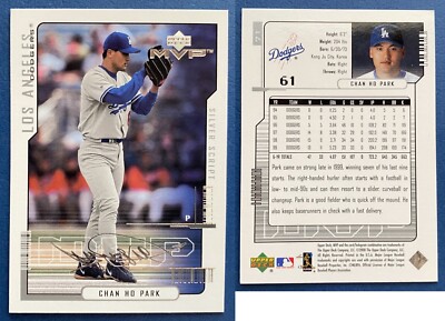 CHAN HO PARK 2000 UPPER DECK MVP SILVER SCRIPT BASEBALL CARD 71 LA
