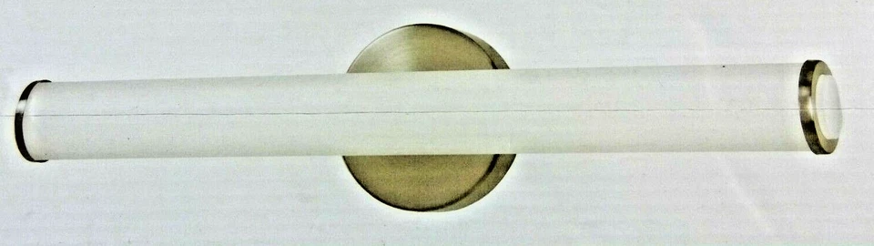 Luz de tocador LED Madison Avenue Good Lumens 21 vatios níquel cepillado Foto 2 de 3