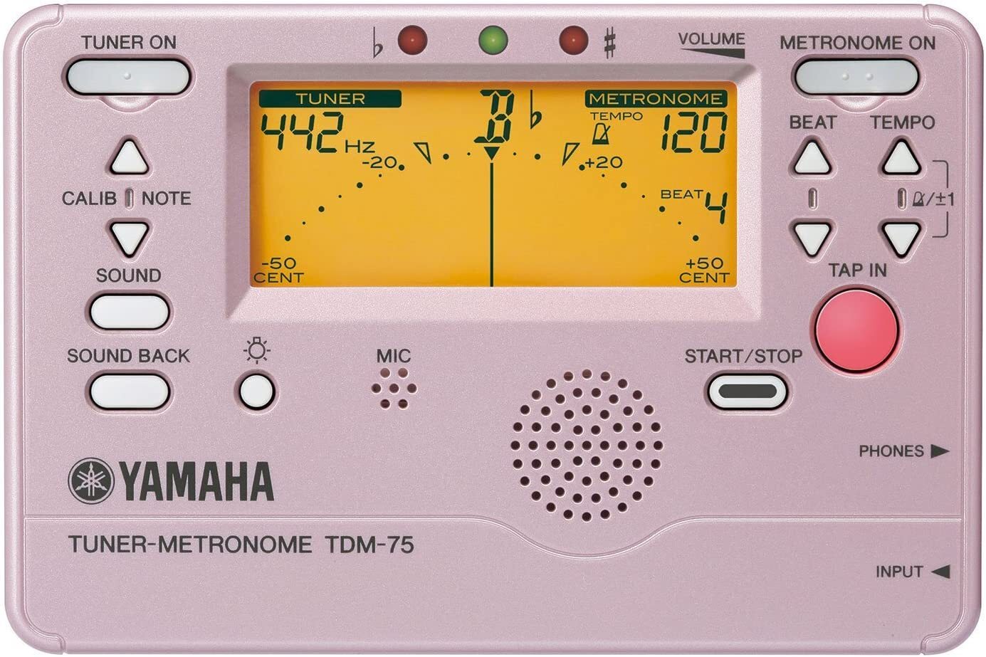 Yamaha Tuner Metronome Platinum Pink Tdm75pp for sale online eBay