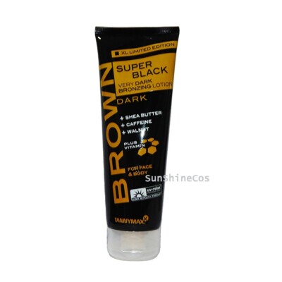 Tannymaxx Super Black Bronzing Lotion XL 250ml DHA Solarium Lotion Selbstbräuner