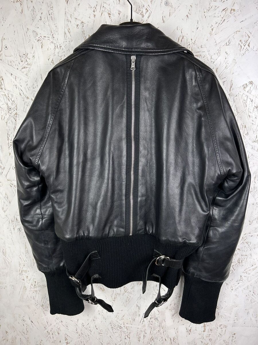 Vintage Dolce Gabbana Leather Zip Moto Style Archive Jacket Vintage Dolce Gabbana Leather Zip Moto Style Archive Jacket