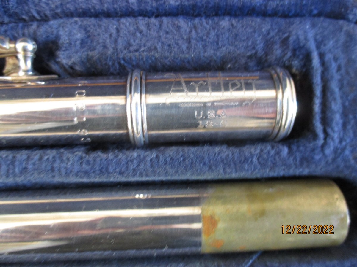 Artley フルート用ハードケース・アメリカ製・C管用・送料込！ Artley flute with hard case. Made in USA | eBay