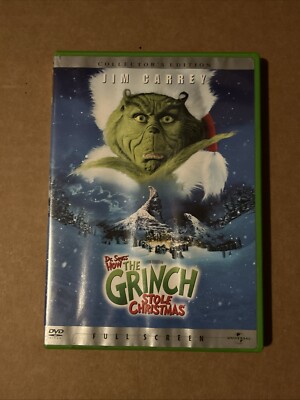 Dr. Seuss' How the Grinch Stole Christmas (2001, Full Screen) DVD Brand New