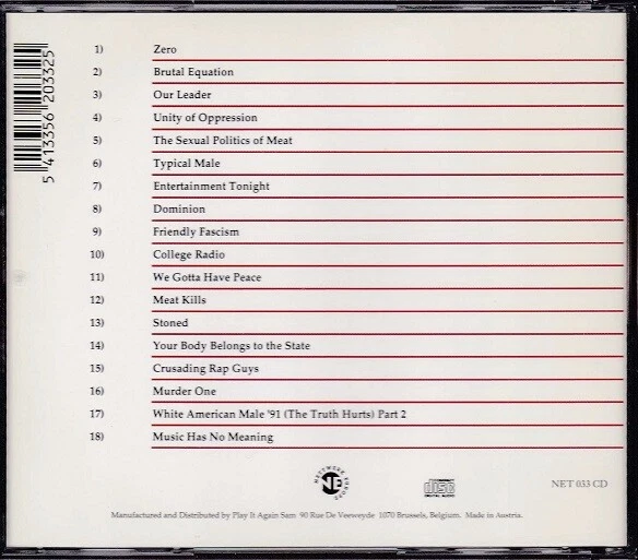 CONSOLIDATED / FRIENDLY FASCISM * NEW CD 1991 * NEU - Bild 2 von 2