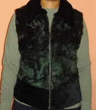 Gorgeous Sheared Mink & Lamb Fur Vest Size 2-4 Free Shipping Excellent Conditio