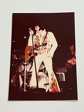 ELVIS PRESLEY ORIGINAL VINTAGE KODAK PHOTO DAYTON OHIO OCT. 26 1976 STAMPED