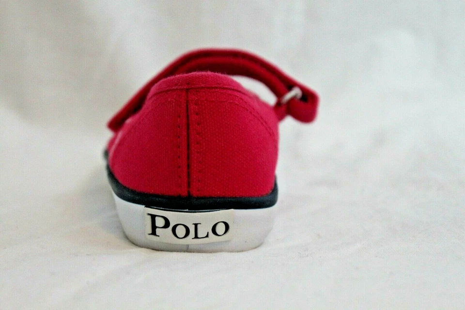 Polo Ralph Lauren Shelly Mary Jane Sneakers Shoes Toddler Hot Pink MSRP $50 NEW - Image 3 of 4