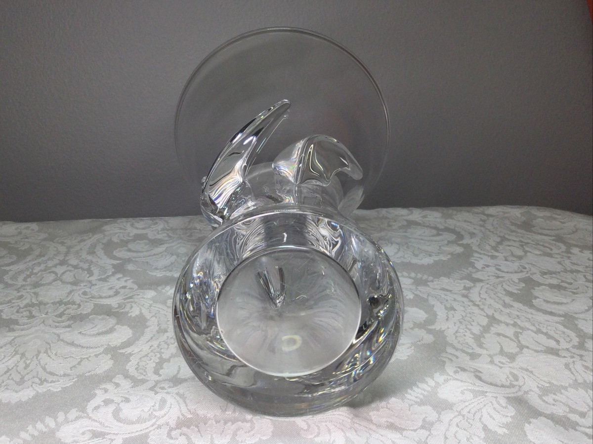 Steuben #8090 Crystal Glass 11” Rose Vase Designed by George