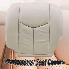 Driver Bottom Perforated Leather Seat Cover Tan 2003-2006 FOR Cadillac Escalade