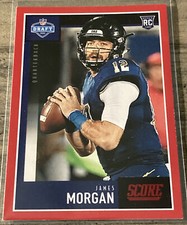 2020 Panini Score Rookie RC James Morgan New York Jets Red Parrallel SP