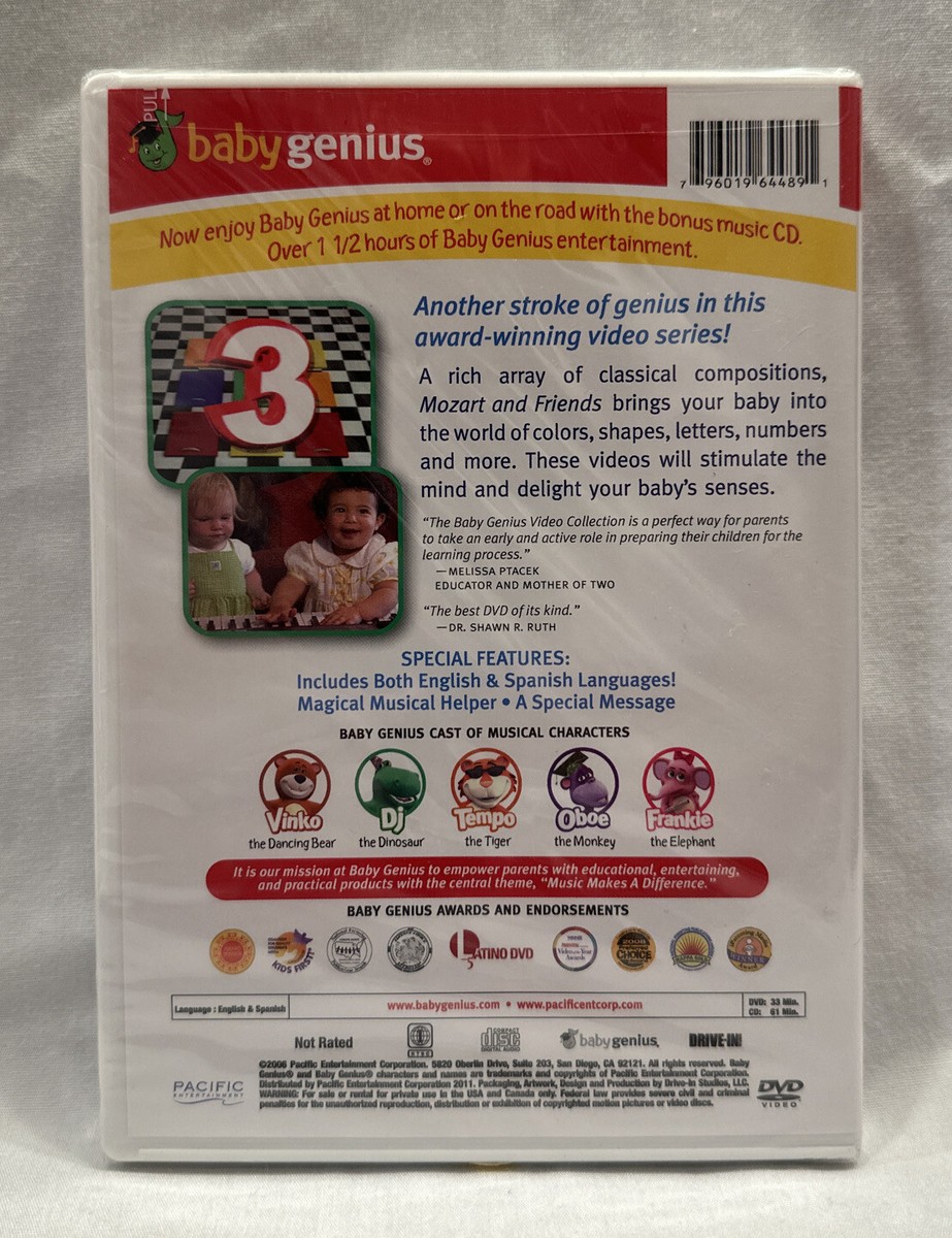 Baby Genius Mozart and Friends MUSIC DVD-Sealed 796019644891| eBay