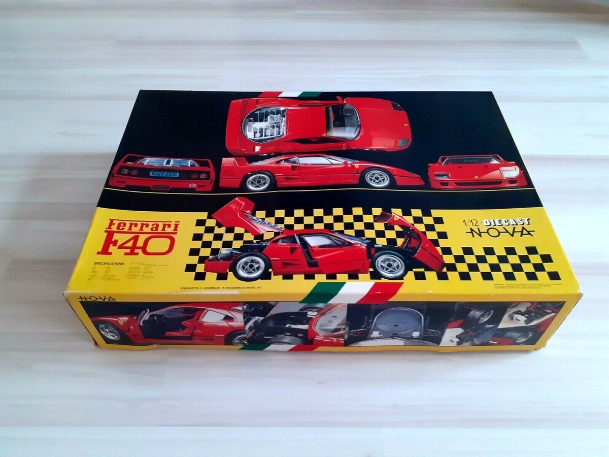 フジミ　Ferrari F40 1/12 ダイキャストモデル NOVA ブラック FERRARI F40 in 1:12 scale | Metal body | FUJIMI NOVA | not