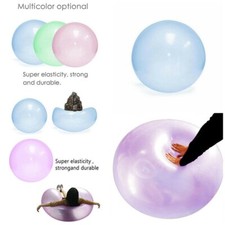 80cm Super Wubble Bubble Ball Balloon Inflatable Refillable Stretch Outdoor Toy