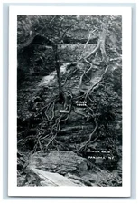 Vintage RPPC Panana Rocks Jacob's Lader Paama N.Y. Real Photo Postcard F124E