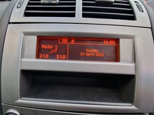 ORIGINALE PEUGEOT 407 DISPLAY RD4 radio LCD cruscotto orologio multifunzione 407SW