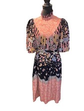 1970 s Puff Sleeve Dress, Unbranded And Un tagged.