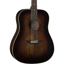 Luna Guitars Art Vintage Dread Solid Top Distressed Acoustic Guitar