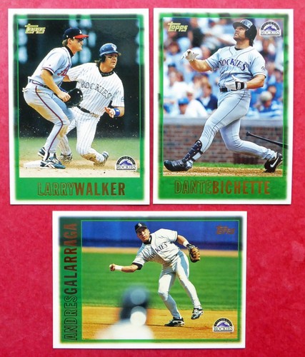 1996 & 1997 Topps Colorado Rockies Team Sets (31 Cards) - Picture 3 of 3