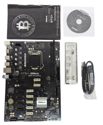 Asrock Q270 Pro BTC+ Intel  Q270 LGA 1151 (Socket H4) ATX