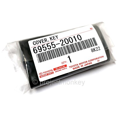 OEM Toyota 69555-20010 Retro Key Holder Key Chain Cover Case Black