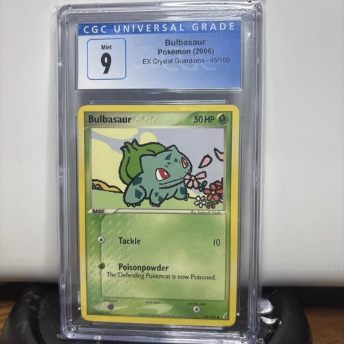Pokemon Bulbasaur 45/100 Ex Crystal Guardians CGC 9 2006