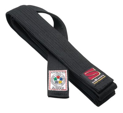 KUSAKURA JOIB Judo JUDOGI Kuro Obi Black Belt 3.5-6 Size IJF Official