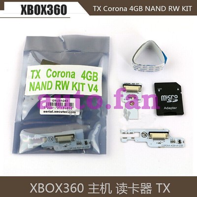1Pcs New For XBOX360 XECUTER TX   4GB NAND RW KIT 4G V4 Host Card Reader #F10
