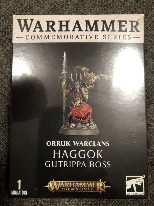 GW Warhammer AoS Commemorative Orruk Warclans Haggok Gutrippa Boss