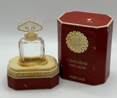 ESTEE LAUDER CINNABAR 1/4oz Perfume Bottle Presentation