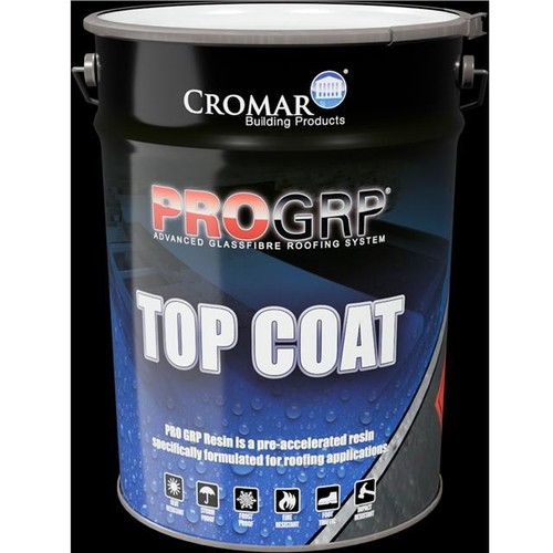 CROMAR PRO 25 GRP Fire Retardant Top Coat Advanced Glassfibre Dark Grey 10/20kg - Picture 8 of 9