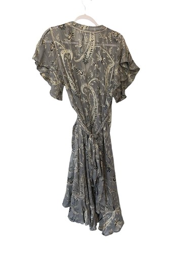 Zimmermann Midi Dress Havoc Silk Wrap Size 2 AU 12 / US 8 - Picture 6 of 11