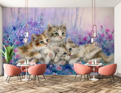 3D Garten Katze C3567 Tapete Wandbild Fototapete Kayomi Harai Amy 2023