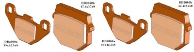 NEU Sinter Bremsbeläge Vorne AEON Cobra 320 350 400 419 420 422 SM SX (2060/2060
