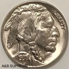 1938 D INDIAN HEAD BUFFALO NICKEL FROM OBW ROLL CHOICE-GEM BU UNCIRCULATED