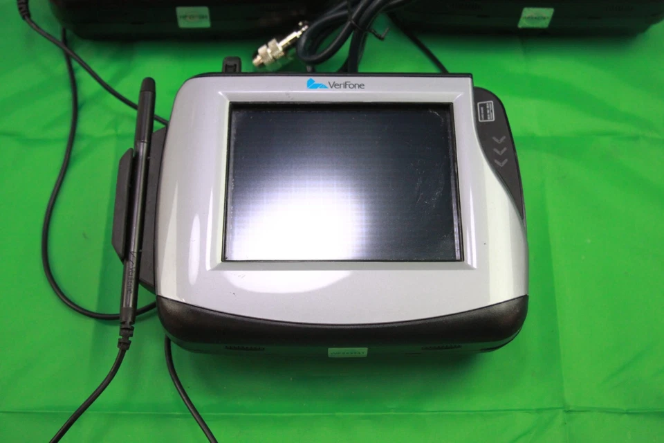Lote de 3 lectores de tarjetas de crédito/débito VeriFone MX870 terminal como no está probado Foto 2 de 3