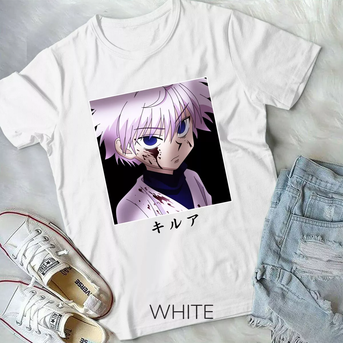 Hunter X Hunter Killua Zoldyck Men's White T-shirt : Target