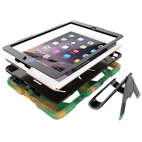 For iPad 10/9/8/7/6/5th Gen 4 3 Gen Air Pro 11 12.9 Mini Rugged Stand Case Cover - Picture 62 of 64
