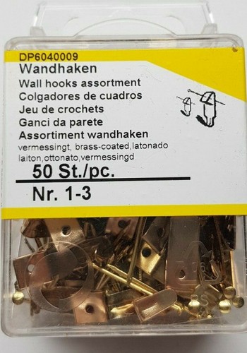 100 Stück Bilder-Klappösen – Größe 3 (28 X 14 Mm) Inkl. Nägel – Ideal Zum Bilderrahmen Aufhängen