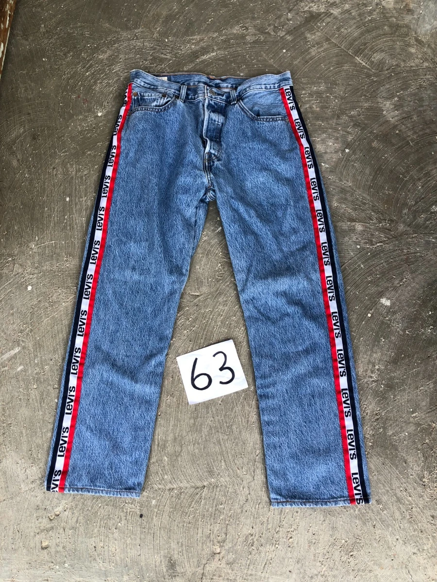 Levi's side shop stripe jeans