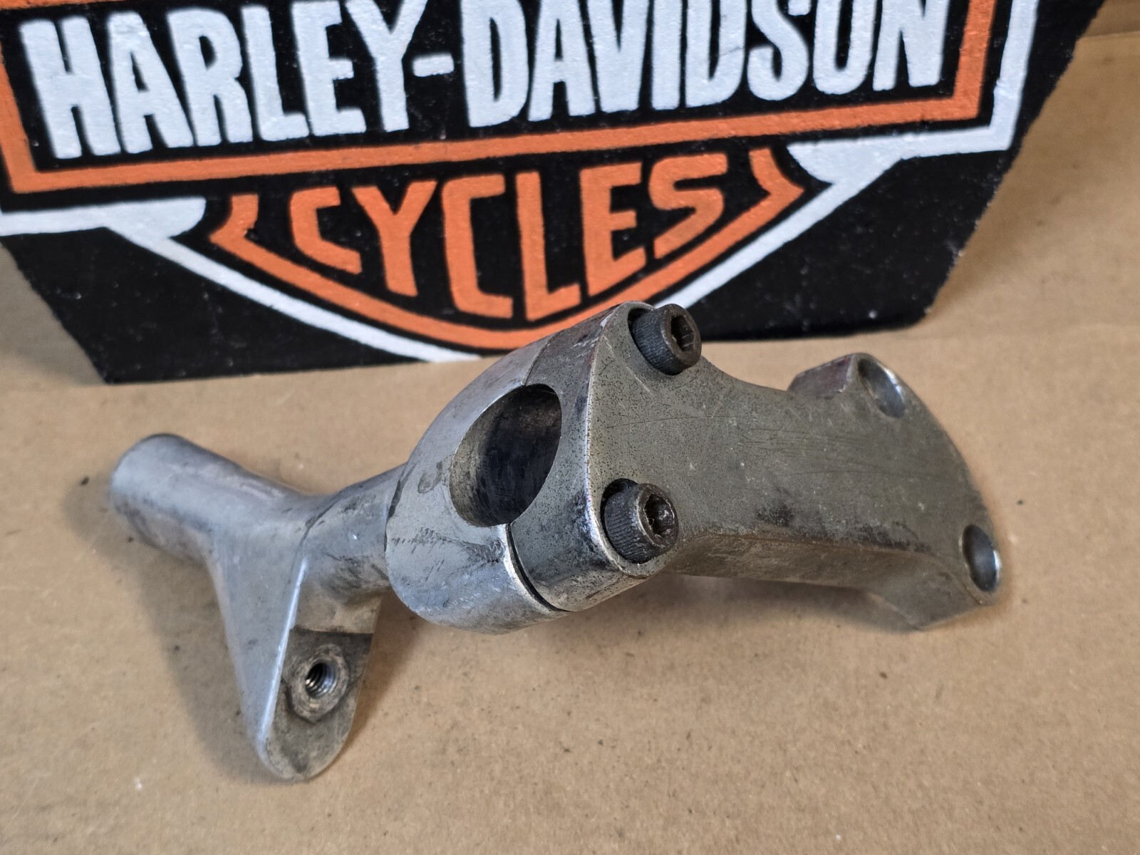 Harley Davidson Shovelhead Super Glide handlebar Riser eBay