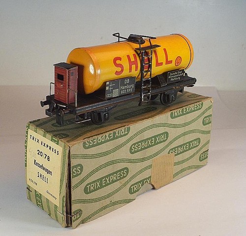 Trix Express H0 Nr. 20/78 Kesselwagen Tankwagen SHELL Metall der DB 3= OVP #2977 | Zustand: Gebraucht