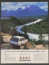 1989 PRINT AD Range Rover "Few cars come with an exterior as beautiful as ours"
