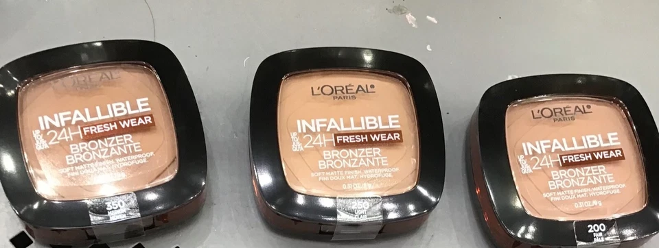 L’ Oreal Infallible 24H Fresh Wear Soft Matte Waterproof Bronzer Pick 1 New - Image 4 of 4